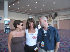 Michelle Feldman, Missy Ward and Loren Feldman During BWE09