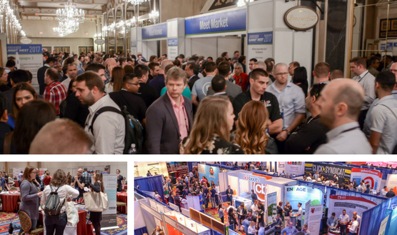 Three Tradeshow Floors